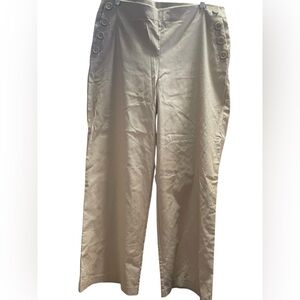 Versona Tan Wide Leg Pants Versatile and Chic